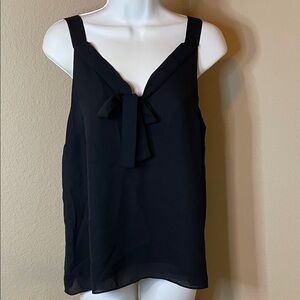 H by Halston Elegant Black Camisole with Bow